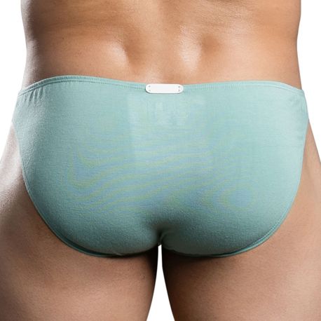 Andrew Christian Slip Ultra Low-Rise No-Show Almost Naked Sauge
