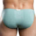 Andrew Christian Almost Naked No-Show Ultra Low Rise Briefs - Sage