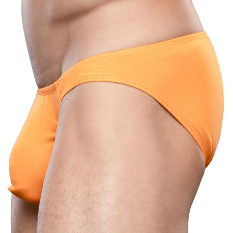 Andrew Christian Slip Ultra Low-Rise No-Show Almost Naked Mandarine