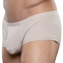 Andrew Christian Shorty Ultra Low-Rise No-Show Almost Naked Beige