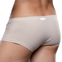 Andrew Christian Shorty Ultra Low-Rise No-Show Almost Naked Beige