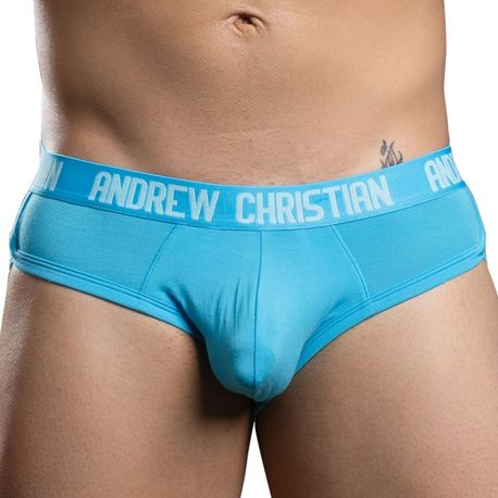 Andrew Christian Slip CoolFlex Modal Show-It Turquoise