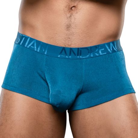 Andrew Christian Almost Naked Sensual Rib Trunks - Deep Teal