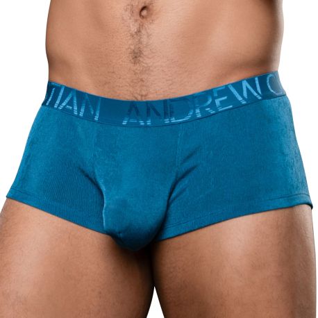 Andrew Christian Almost Naked Sensual Rib Trunks - Deep Teal