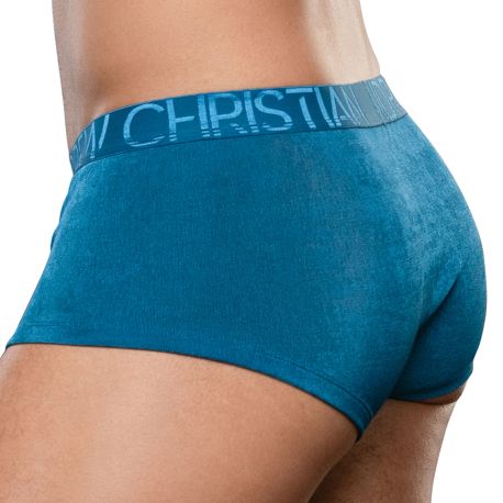 Andrew Christian Almost Naked Sensual Rib Trunks - Deep Teal