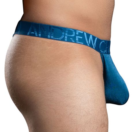 Andrew Christian String Almost Naked Sensual Rib Bleu Sarcelle