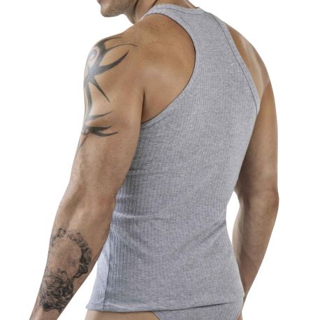 Clever Mantra Tank Top - Heather Grey