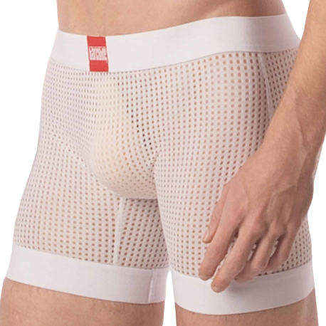 Barcode Rupo Mesh Shorts - White