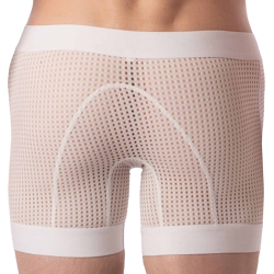 Barcode Rupo Mesh Shorts - White