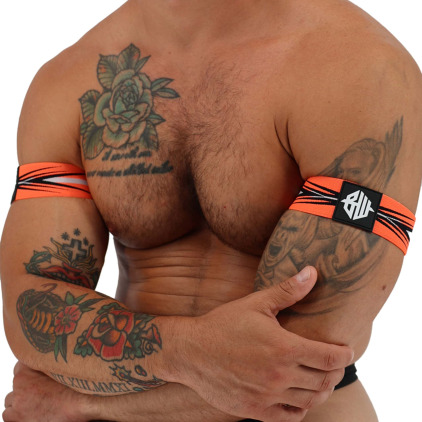 Lot de 2 Brassards Circuit Breaker Orange Fluo Breedwell