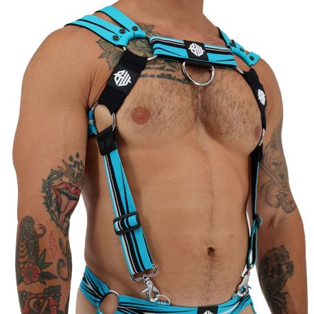 Breedwell Circuit Breaker Body Harness - Aqua