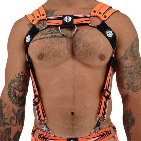 Breedwell Harnais Body Circuit Breaker Orange Fluo