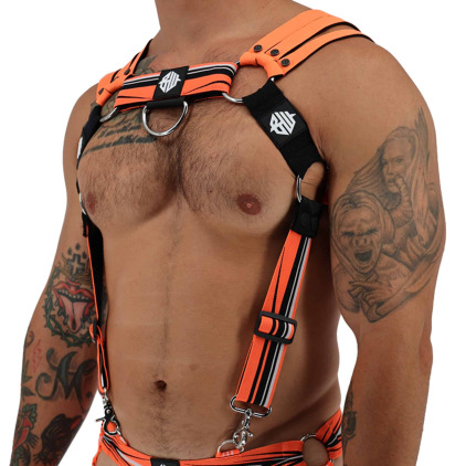 Harnais Body Circuit Breaker Orange Fluo Breedwell