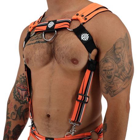 Breedwell Harnais Body Circuit Breaker Orange Fluo