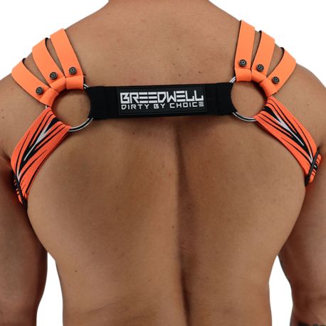 Breedwell Harnais Body Circuit Breaker Orange Fluo