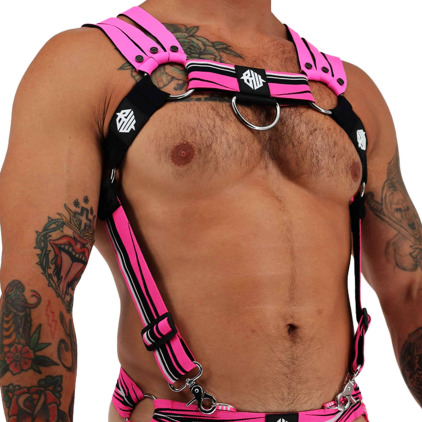 Harnais Body Circuit Breaker Rose Fluo Breedwell