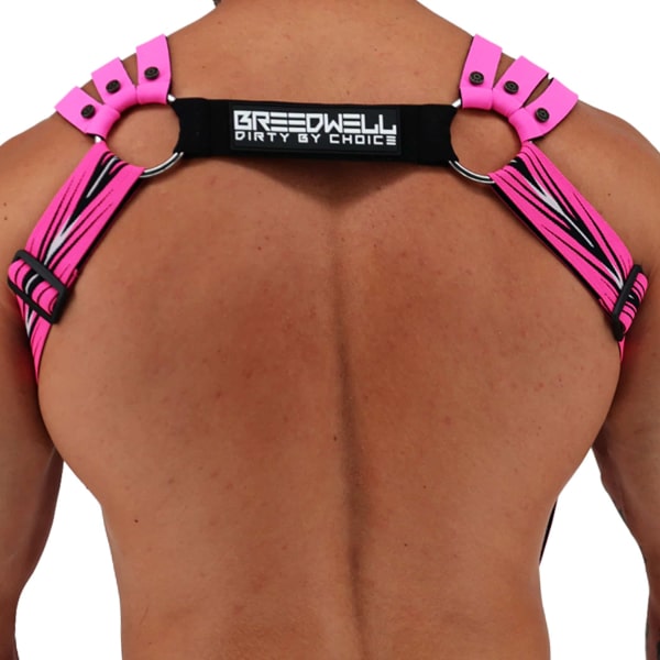 Breedwell Circuit Breaker Body Harness - Neon Pink