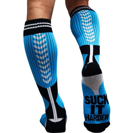 Breedwell Chaussettes Hautes Sucker Bleu Turquoise