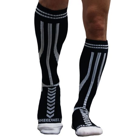 Breedwell Chaussettes Hautes Sucker Noires
