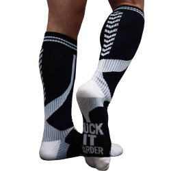 Chaussettes Hautes Sucker Noires Breedwell