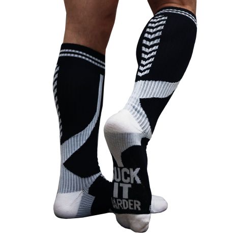Breedwell Chaussettes Hautes Sucker Noires