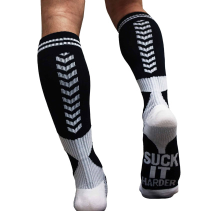 Chaussettes Hautes Sucker Noires Breedwell