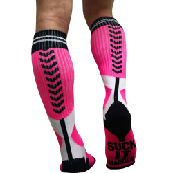 Breedwell Sucker Knee Socks - Neon Pink