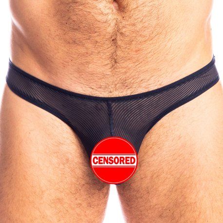L'Homme invisible Bleu Nuit Bikini Thong - Dark Blue