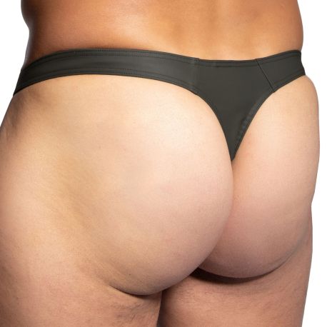 Manstore M2486 Tower Thong - Olive