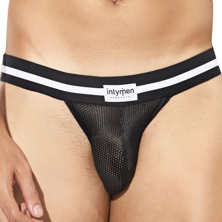 Intymen Jock Strap Hard Mesh Noir