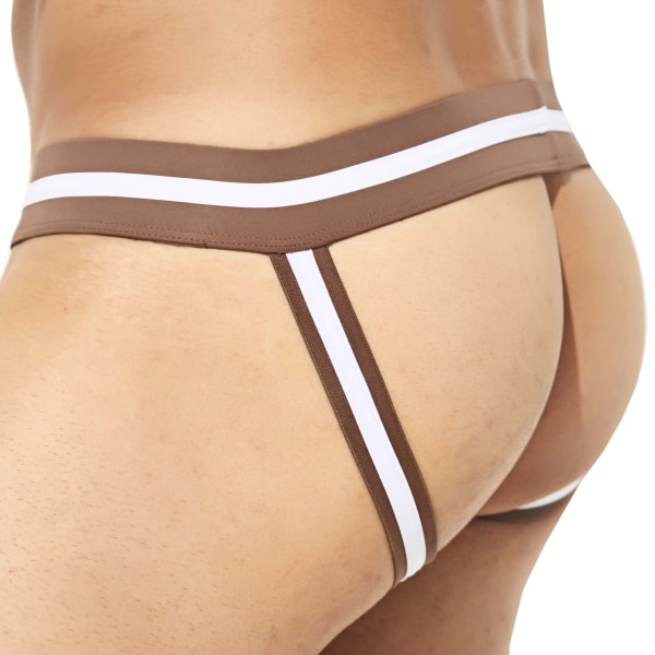 Intymen Hard Mesh Jock - Coffee