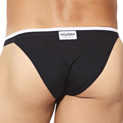 Intymen Stream Line Bikini Briefs - Black
