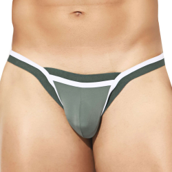 Intymen Stream Line Bikini Briefs - Olive