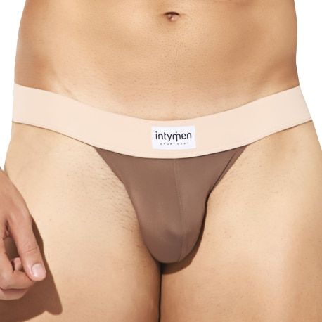Intymen Natural Fit Tanga Briefs - Coffee