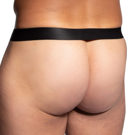 Manstore M2485 Bungee Pouch Backless Thong - Night Blue