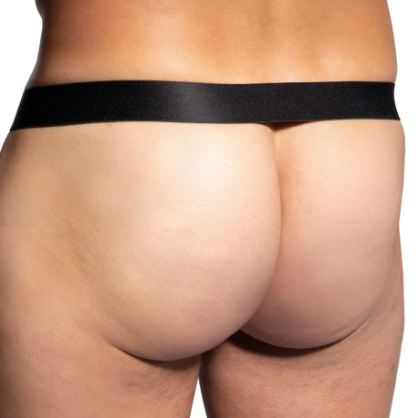 Manstore M2485 Bungee Pouch Backless Thong - Red