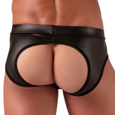 Absolu Male Master Bottomless Briefs - Black