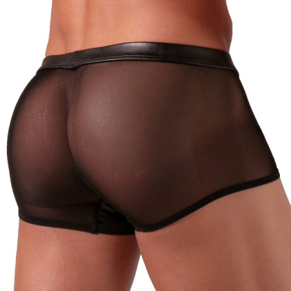 Boxer Zipped Rebel Noir Absolu Male