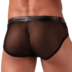Slip Zipped Rebel Noir Absolu Male