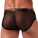 Absolu Male Slip Zipped Rebel Noir