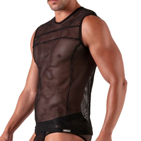Absolu Male Débardeur Séduction Noir