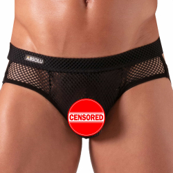 Absolu Male Seduction Jock Briefs - Black