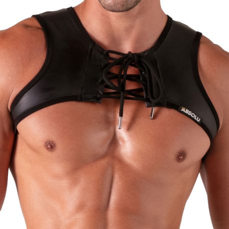 Absolu Male Harnais Bondage Noir