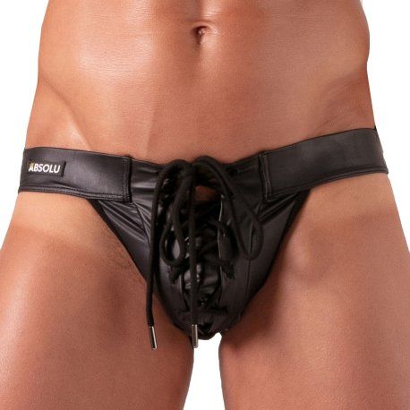 Absolu Male Jock Strap Bondage Noir