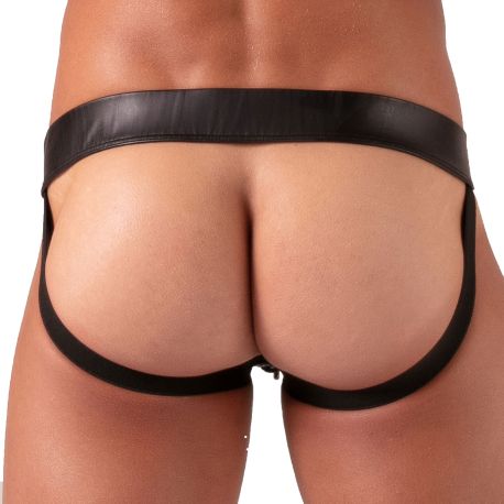 Absolu Male Bondage Jock - Black