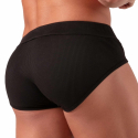 Absolu Male Lace-Up Briefs - Black