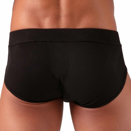 Slip à Lacet Noir Absolu Male