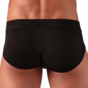 Absolu Male Lace-Up Briefs - Black