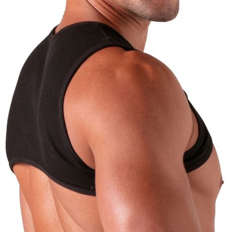 Absolu Male Lace-Up Harness - Black