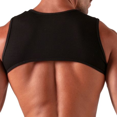 Absolu Male Harnais à Lacet Noir